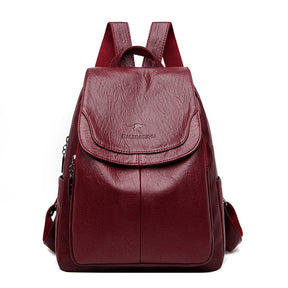 Mochila Feminina de Couro - Luana