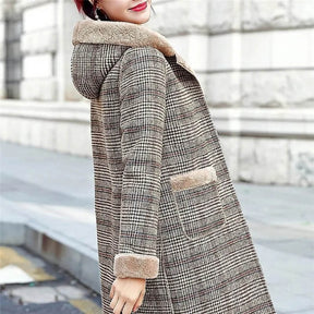 Casaco Feminino de Inverno Forrado em Lã - Claire