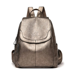Mochila Feminina de Couro - Luana